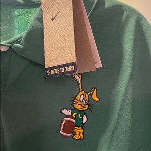 Nike / University of Vermont. Men Polo Shirt in Rich Green
